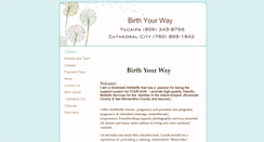 Desktop Screenshot of birth-your-way.com